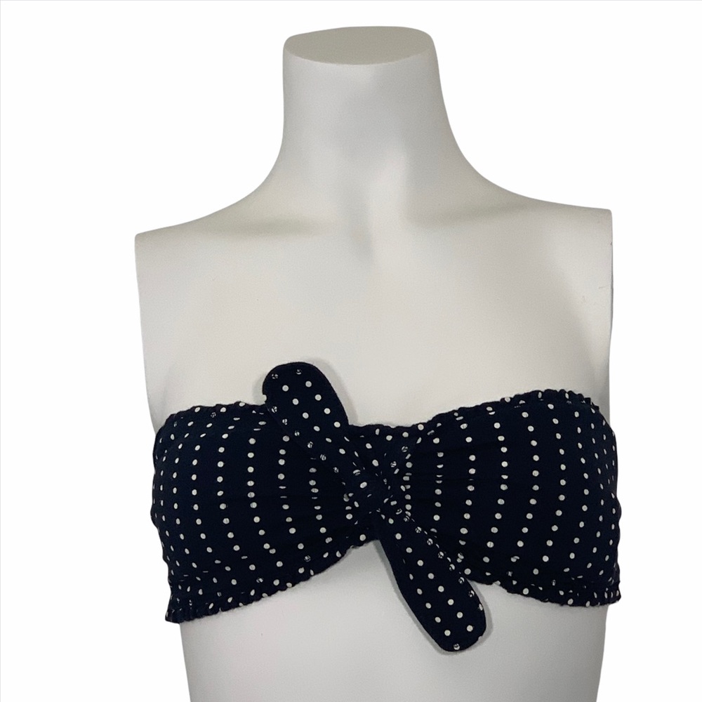 Zenana Outfitters Polka Dot Bikini Top Size Medium